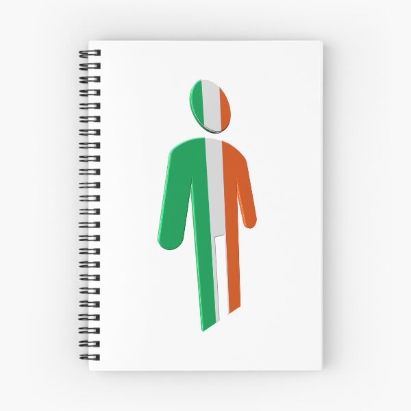 Item preview, Ireland Flag Figure 3D On White designed and sold by Boakes-Digital.