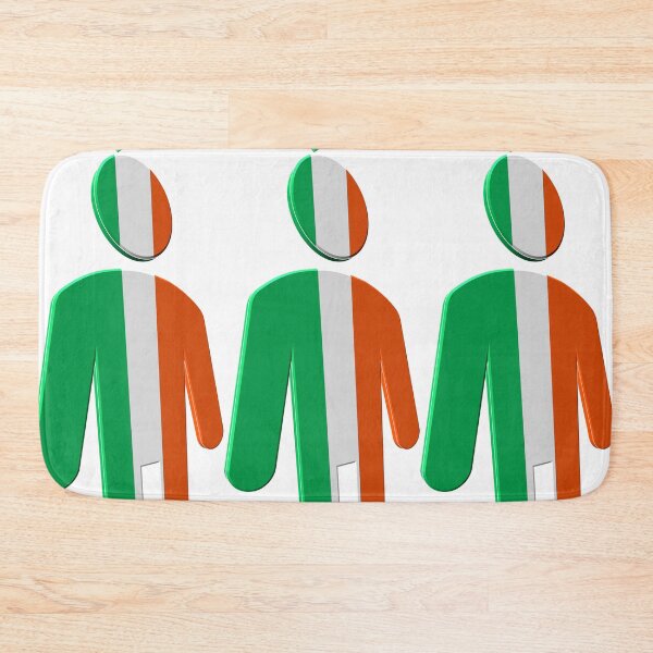 Item preview, Ireland Flag Figure 3D On White designed and sold by Boakes-Digital.