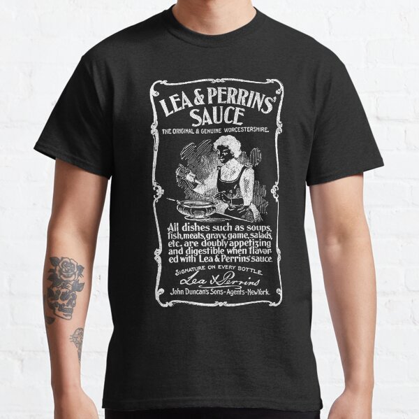 Lea and Perrins Sauce Vintage Label 1 (White) Classic T-Shirt