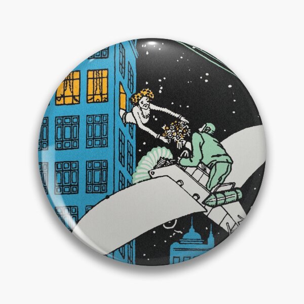 Item preview, Tête á Tête on the 968th Floor of a Skyscraper | Illustration by Moriz Jung designed and sold by Graphiker.