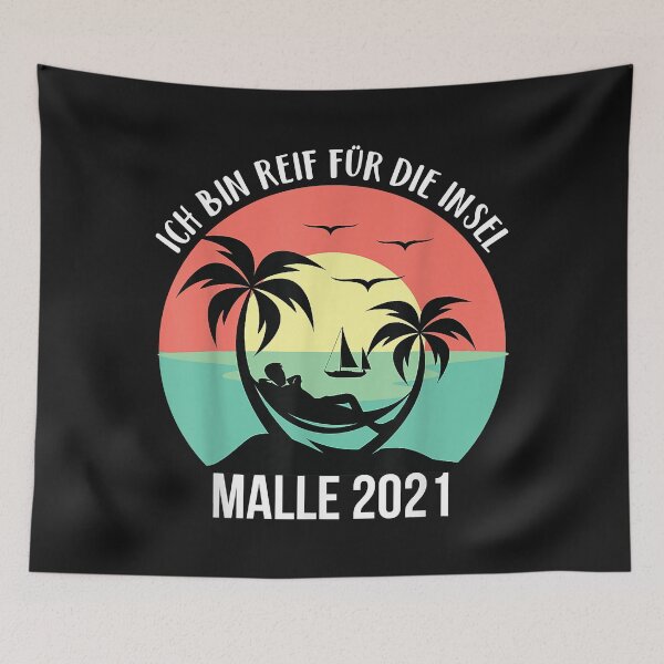 Item preview, Mallorca Fan Merch - Ich bin reif für die Insel - Malle 2021 designed and sold by Borhala23234.
