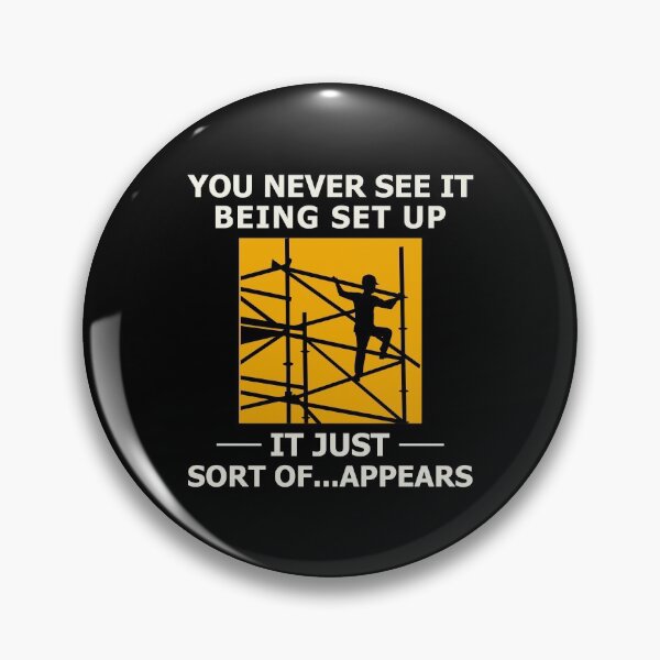 Item preview, Scaffolder Scaffold Builder Scaffolding Platform Worker Funny Sayings designed and sold by CuteDesigns1.