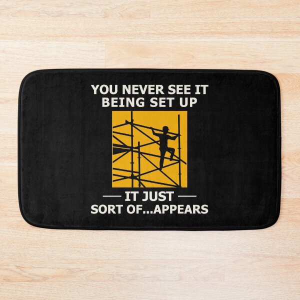 Item preview, Scaffolder Scaffold Builder Scaffolding Platform Worker Funny Sayings designed and sold by CuteDesigns1.