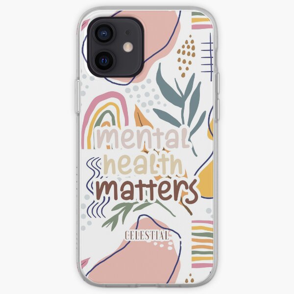 Post-traumatic growth mental heath awareness hashtag mental health mh not ok iPhone Soft Case