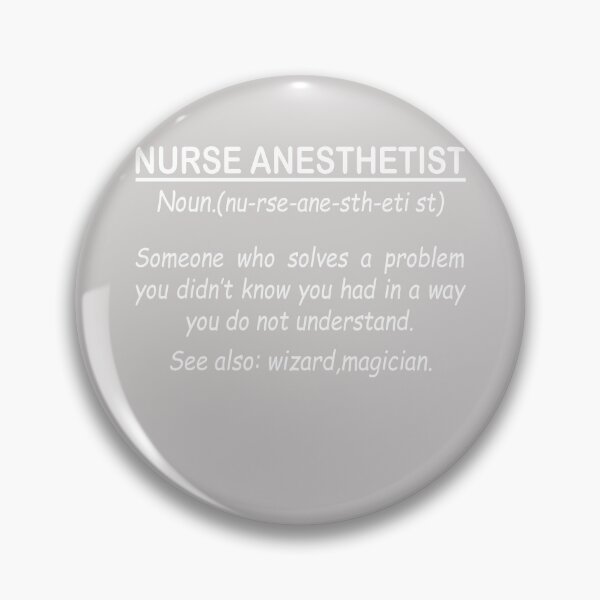 Item preview, Professional Nurse anesthetist Definition quotes designed and sold by GINIART.