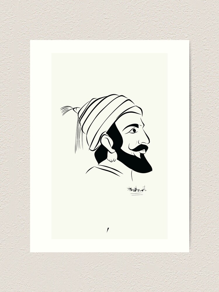Chhatrapati Shivaji Maharaj | Pencil sketch images, Abstract face art,  Indie drawings