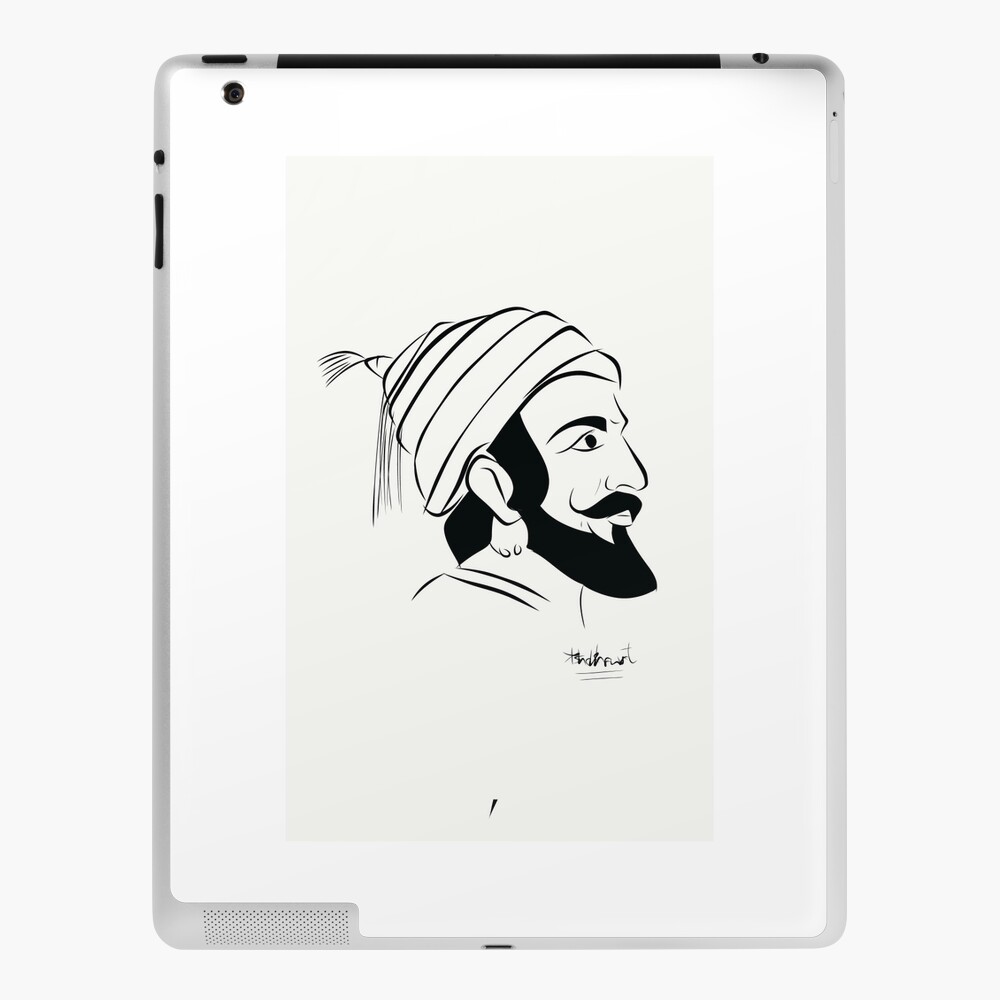 How to draw Chhatrapati Shivaji Maharaj | Shivaji Drawing | step by step  for Beginners/Pencil Sketch - YouTube