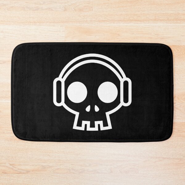 Item preview, Skull with Headphones designed and sold by yompang.