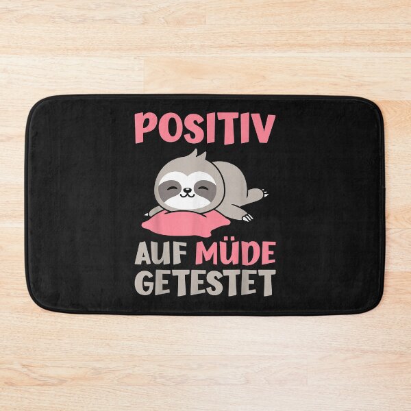 Artikelvorschau, Positiv Auf Müde Getestet Spruch mit Schlaf Faultier Motiv entworfen und verkauft von Borhala23234.