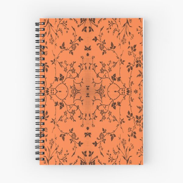 Item preview, Vines and flowers on orange designed and sold by tetibright.