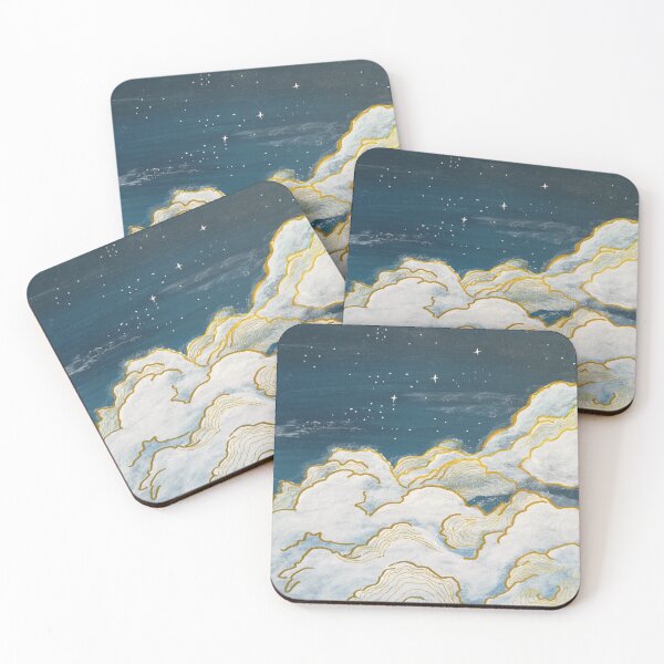Item preview, Clouds-Japanese Wind Clouds-Outdoors-Night designed and sold by DiensDesign.