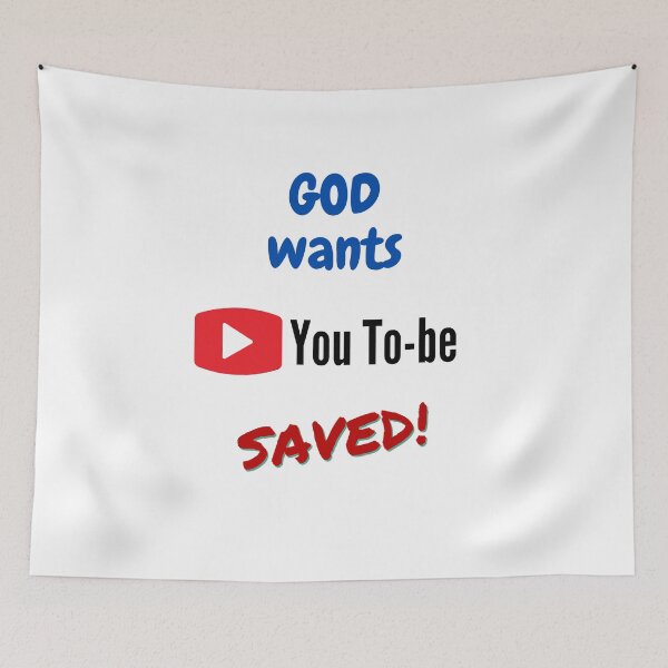 Item preview, Christian funny puns about You tube designed and sold by T-Larious-Tees.