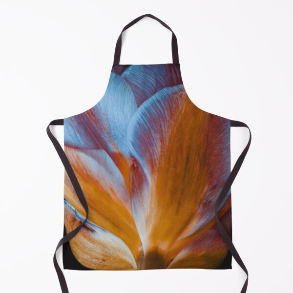 Item preview, Lila Blue and Orange Macro Flower Photo designed and sold by BilgePaksoylu.