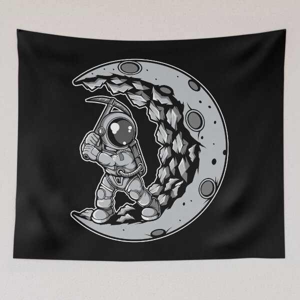 Item preview, Astronaut Moon Digger designed and sold by hatimelhag.