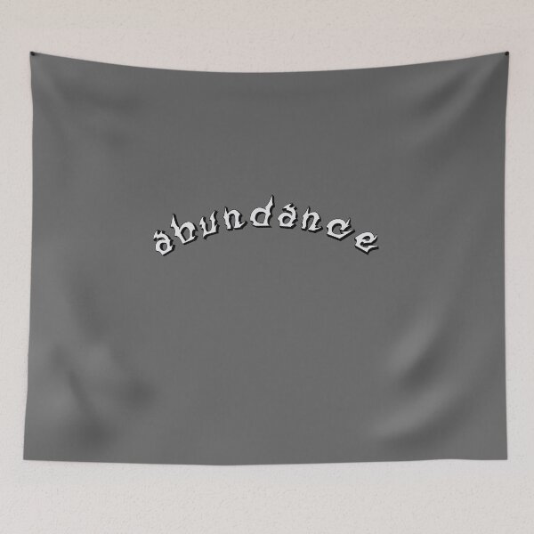Item preview, Abundance edgy minimalist graphic white designed and sold by everything4eva.