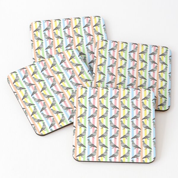 Item preview, Pigeon walk, the pastel rainbow positive vibes for 2021 version! designed and sold by Naty Design Prague.