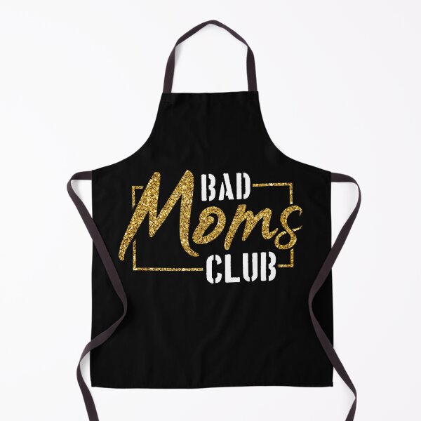 Item preview, Bad Moms Club gold in rectangle designed and sold by ShutterKapan.