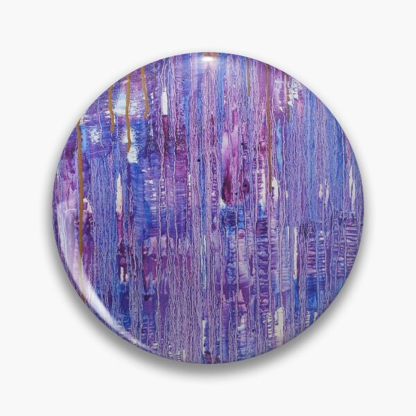 Item preview, Purple Rain Blue and Gold Contemporary Modern Abstract Artwork designed and sold by Bobbie Whittaker.