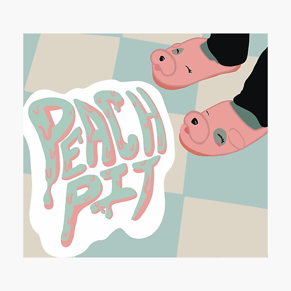 Peach Pit Band Wall Art Redbubble