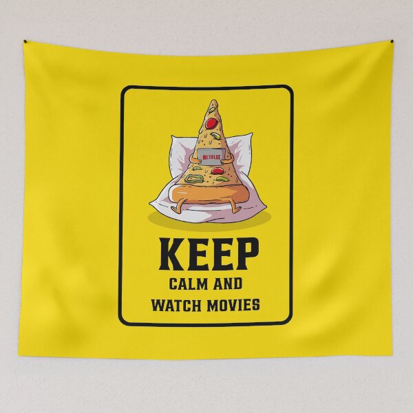 Item preview, Keep calm and watch movies designed and sold by RAIID.