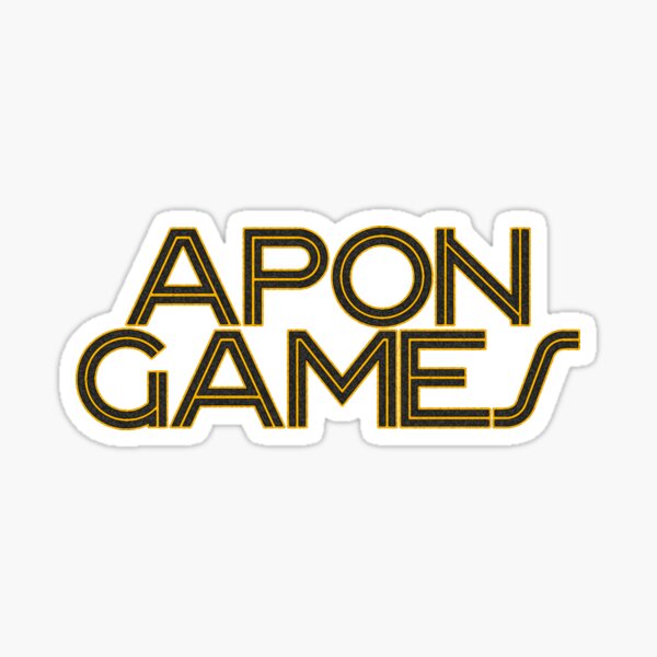 APON GAMES LOGO Sticker
