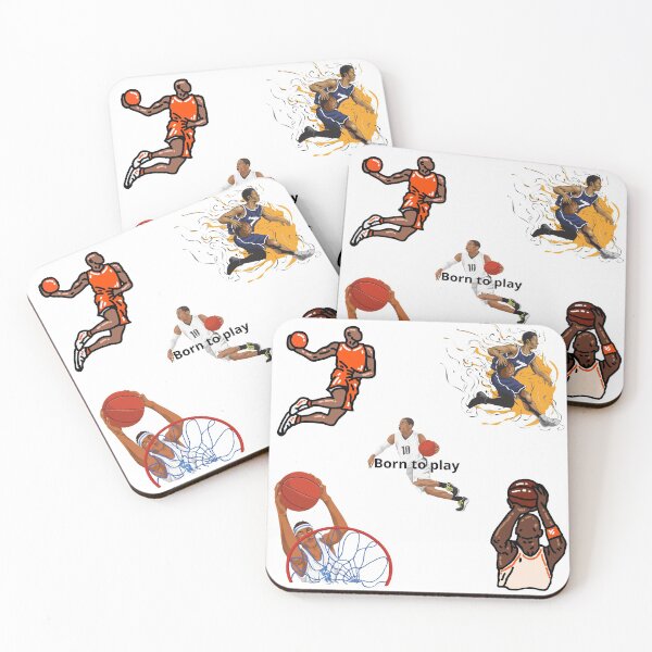 Item preview, Born to play Basketball, Sticker pack  designed and sold by Yellowsprint.