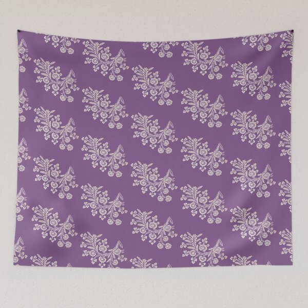 Item preview, Flower lace on purple designed and sold by Ninaeva.