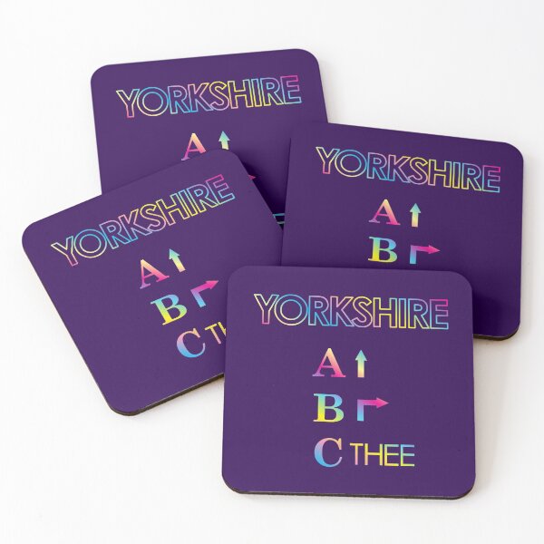 Item preview, Funny Yorkshire ABC, Ey Up, Be Right, Sithee, rainbow colours designed and sold by Yorkshire Stuff.