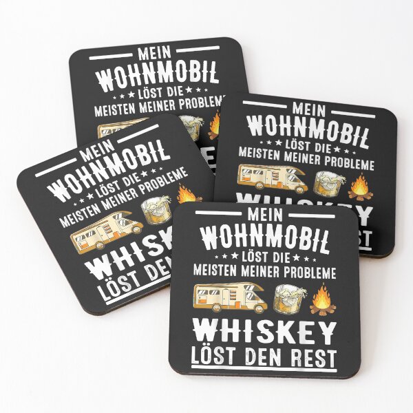 Item preview, Wohnmobil löst die meisten meiner Probleme Whiskey den Rest designed and sold by Borhala23234.