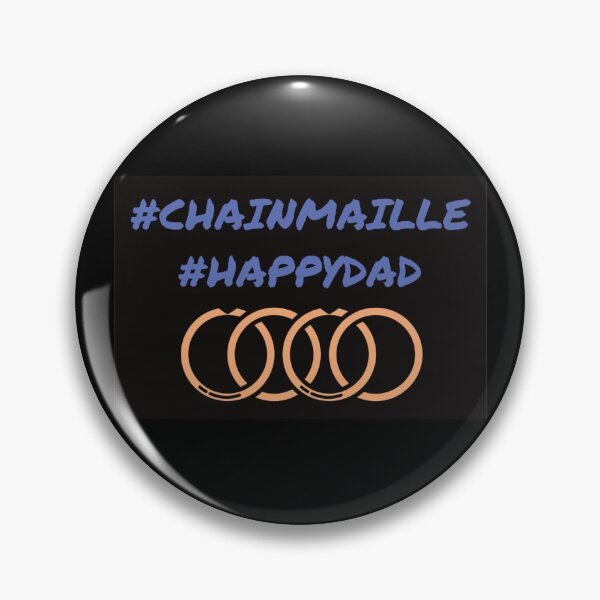 Item preview, Happy chain maille Dad designed and sold by Tanya Mihe.