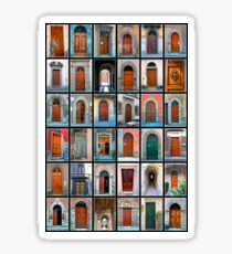 Doors of Florence and Siena Sticker