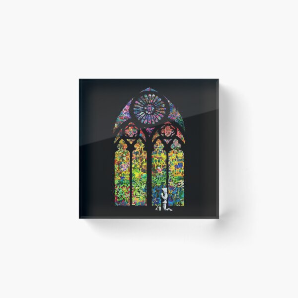 Item preview, Banksy Stained Glass Church Window designed and sold by WE-ARE-BANKSY.