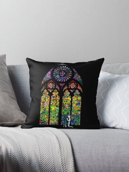 Item preview, Banksy Stained Glass Church Window designed and sold by WE-ARE-BANKSY.