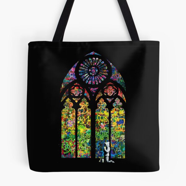 Item preview, Banksy Stained Glass Church Window designed and sold by WE-ARE-BANKSY.