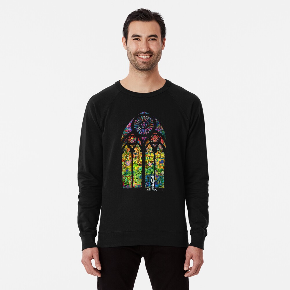 Item preview, Lightweight Sweatshirt designed and sold by WE-ARE-BANKSY.