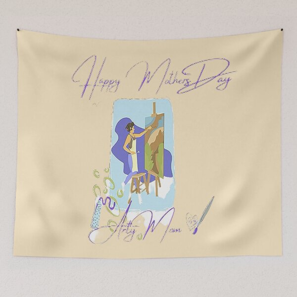 Item preview, Artsy Painter Mom, Arty Mom Mothersday, Bohemian Mothersday Stepmom , Super Mom Super Wife Mothersday designed and sold by Adri Barnard.