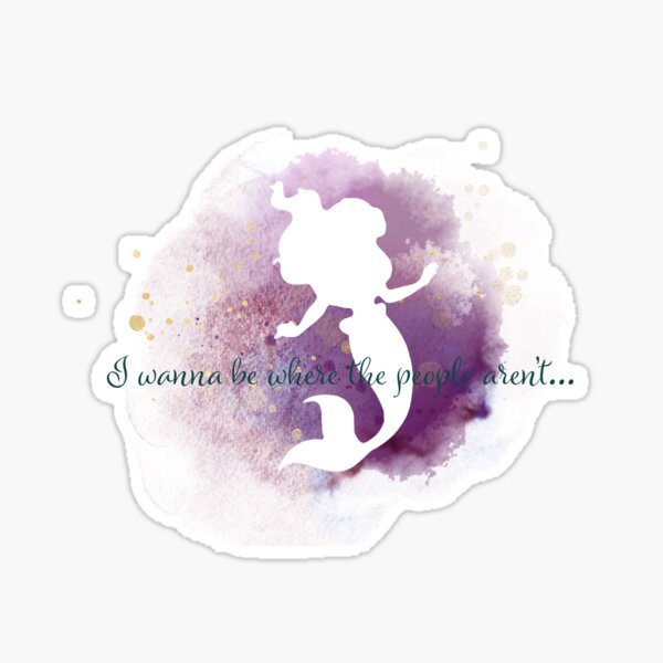 Item preview, I wanna be where the people aren't designed and sold by Mermama-House.