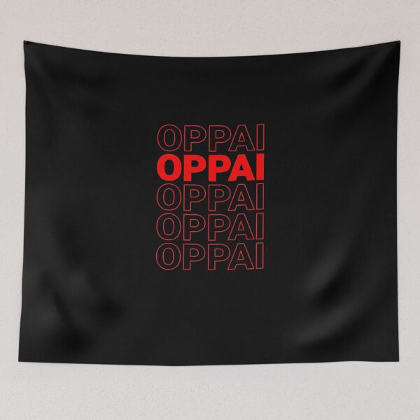 Item preview, Aesthetic Red Oppai Anime Waifu Material designed and sold by ClementinaHowe.