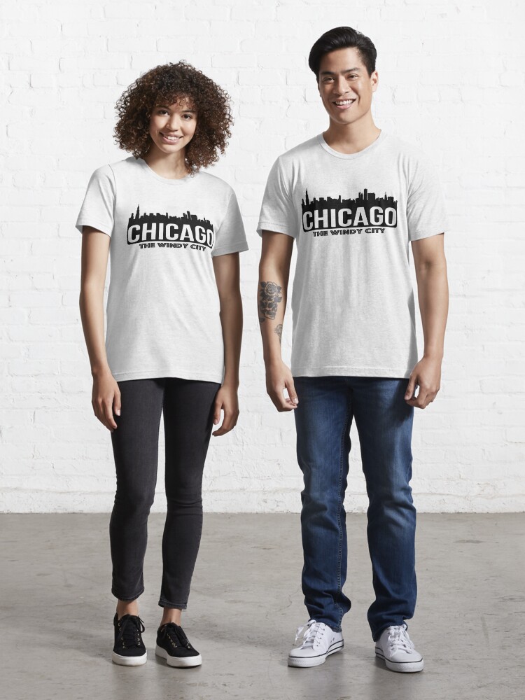 Chicago Skyline Design Unisex T-Shirt