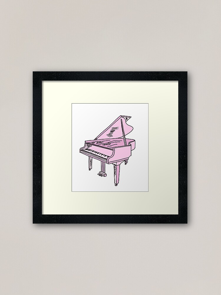 baby pink grand piano