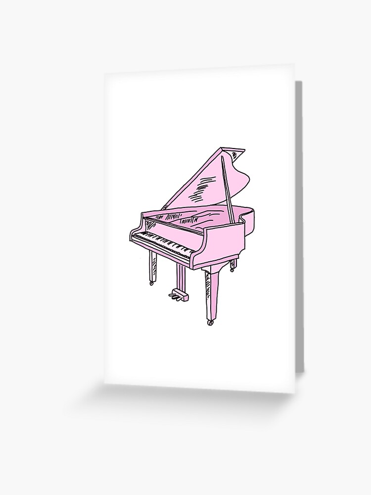 baby pink grand piano