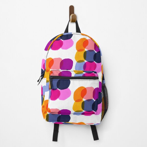 Item preview, Abstract Overlapping Bright Circles designed and sold by jennyprintco.