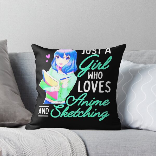 Item preview, Anime and Sketching Just a Girl Who Loves Anime Drawing designed and sold by ClementinaHowe.