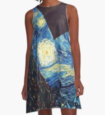 Vestido acampanado Noche estrellada modernizada