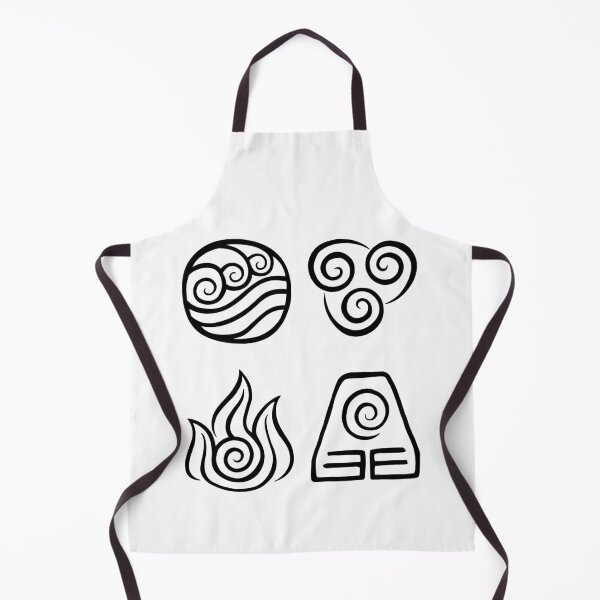 Item preview, ATLA, Elements Simple Design - Black designed and sold by Chilly Lizard.