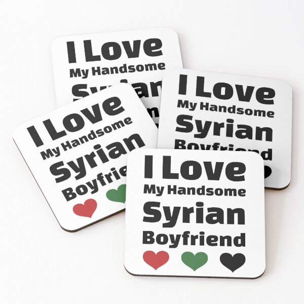 Item preview, I Love My Handsome Syrian Boyfriend - Syria Boyfriend designed and sold by DiceNLDesigns.