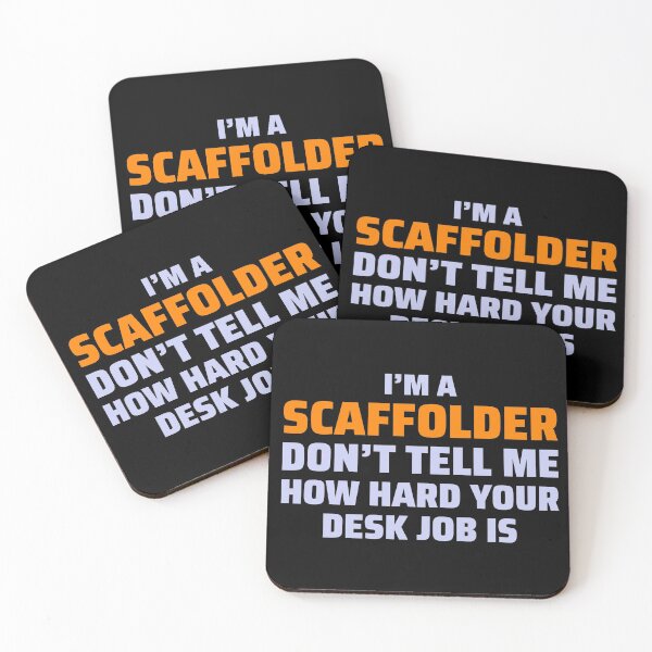 Item preview, Scaffolder Scaffold Builder Scaffolding Platform Worker Funny Sayings designed and sold by CuteDesigns1.
