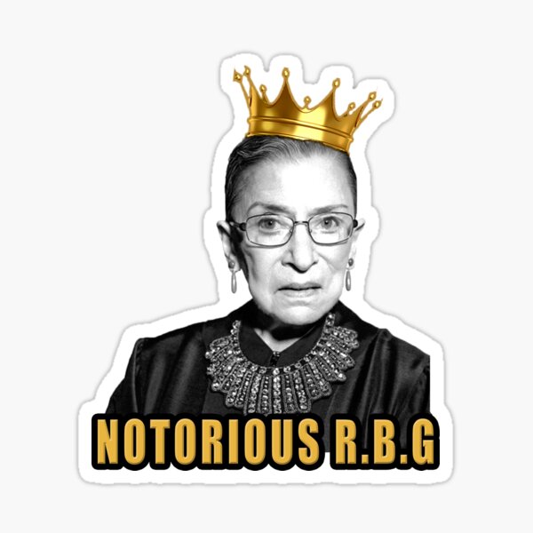 Item preview, The Notorious Ruth Bader Ginsburg (RBG) designed and sold by Thelittlelord.