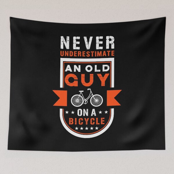 Item preview, Never Underestimate An Old Guy On A Bicycle Cycling Biking Bike Bicycle Travel Break Wheel Ride Biking Saddle designed and sold by shirti.