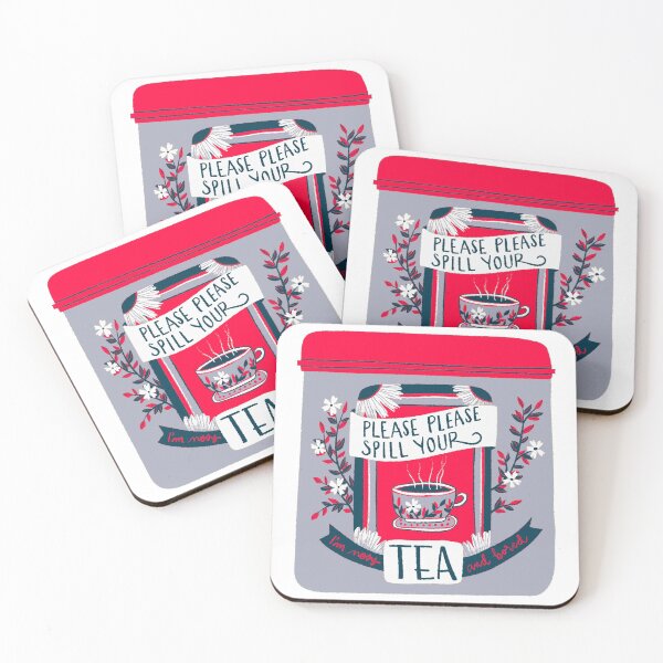 Item preview, Please Please Spill Your Tea Plea for Gossip designed and sold by superstarling.